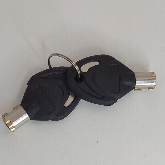 set of keys to Anbau Universal CNC Bike Motorcycle Handlebar Lock Brake Lever... - Picture 6 of 15